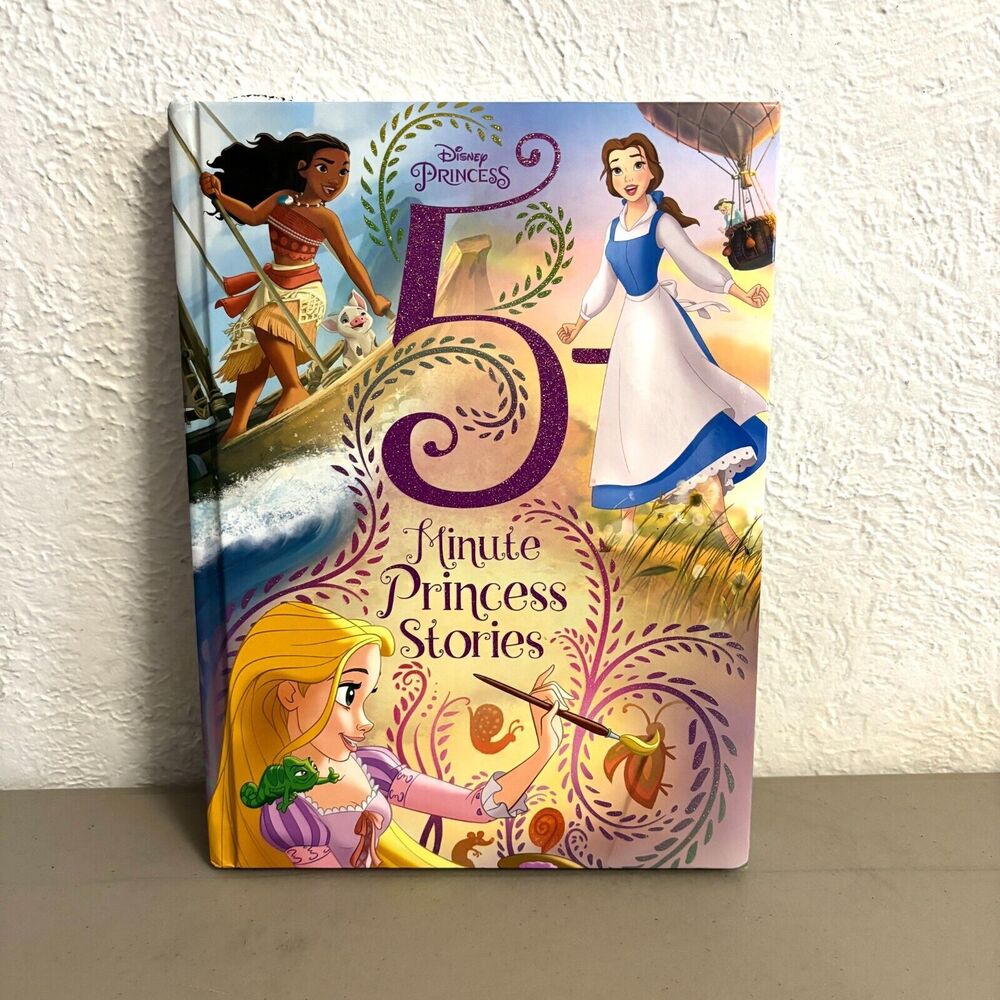 Disney Princess 5 Minute Stories‎ Book Bedtime Storybook Enchanted Tales